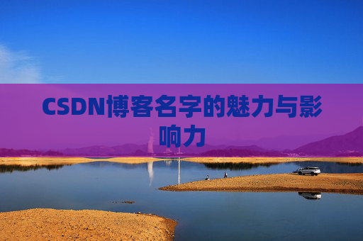 CSDN博客名字的魅力与影响力